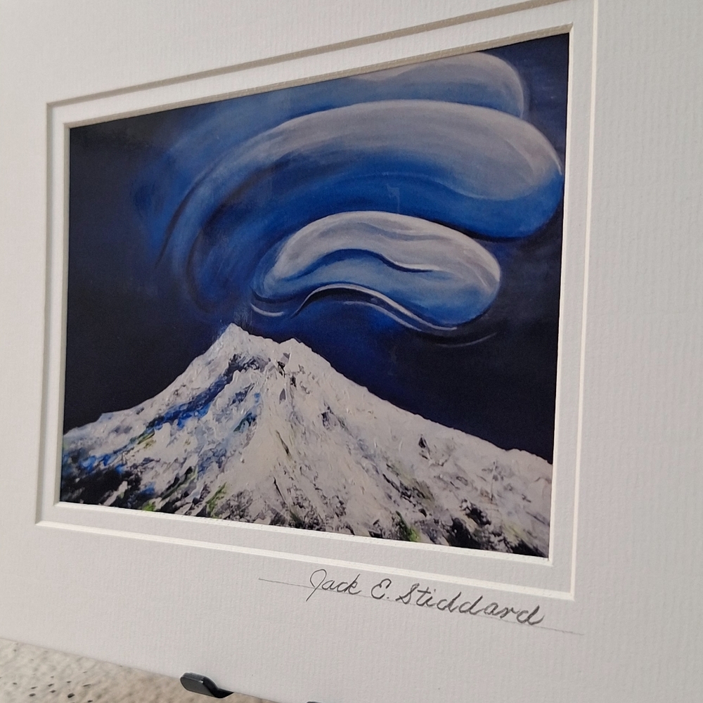 NWT - MT. Shasta, CA. 5x7 Photo on 8x10 Mat by Jack E. Stiddard